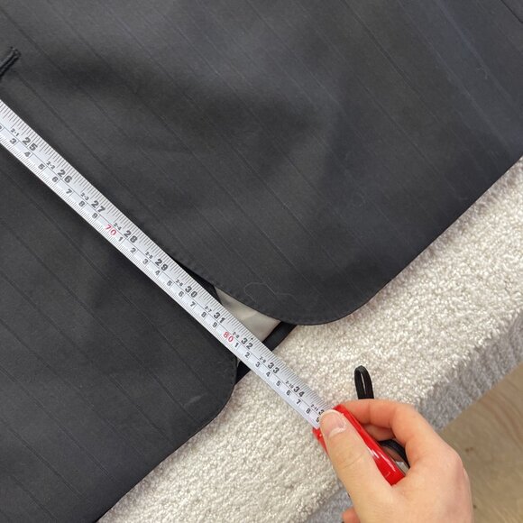 Hugo Boss Pasolini Movie Wool Blazer Men 46R Black w/ Blue Pinstripe Sport Coat* - Picture 8 of 16